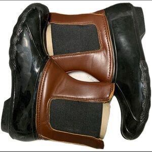 Rasolli Womens Chelsea 2 Pull On Duck Boot Black 7